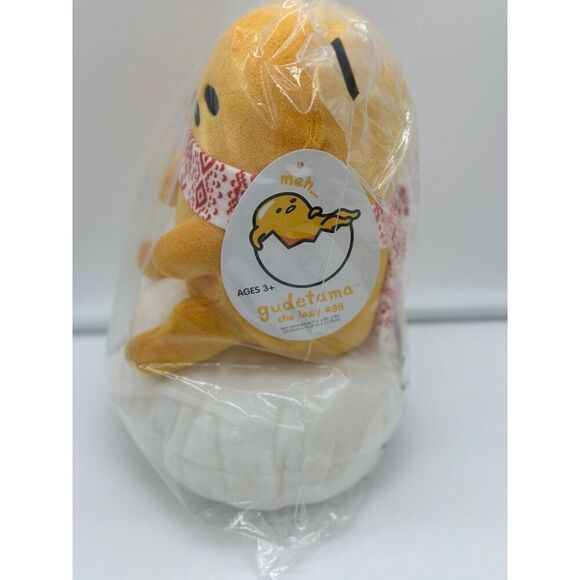 Gudetama the Lazy Egg Holiday 8" Plush - Picture 2 of 5
